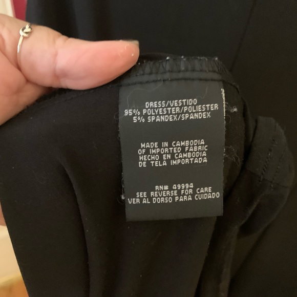 Black & white geometric print maxi dress - Picture 3 of 3